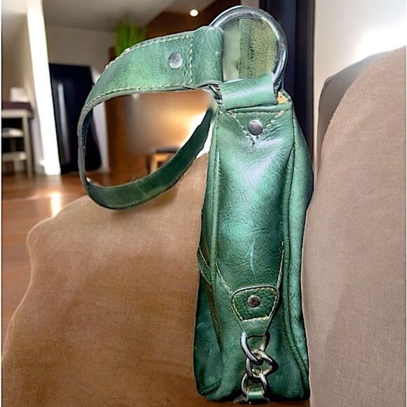 Nine & Co. Bags l Olive Green Purse, Satchel l Medium l Chain Accent l VGUC - Picture 4 of 11